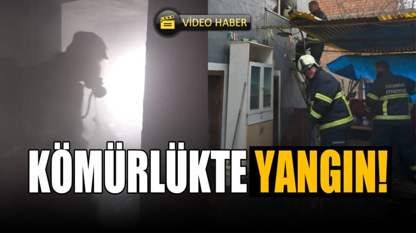 Karabük'te Kömürlükte Çıkan Yangın Söndürüldü