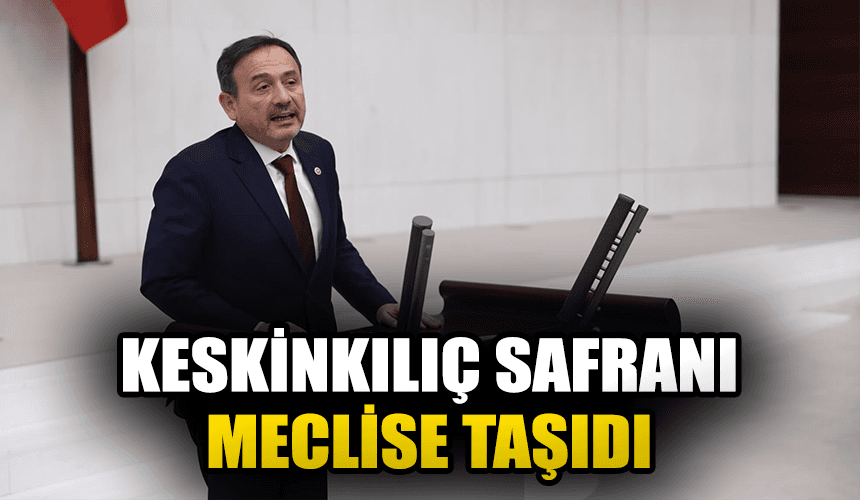 Keskinkılıç 'Safranı' Meclise Taşıdı
