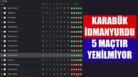 Karabük İdmanyurdu 5 Maçtır Yenilmiyor