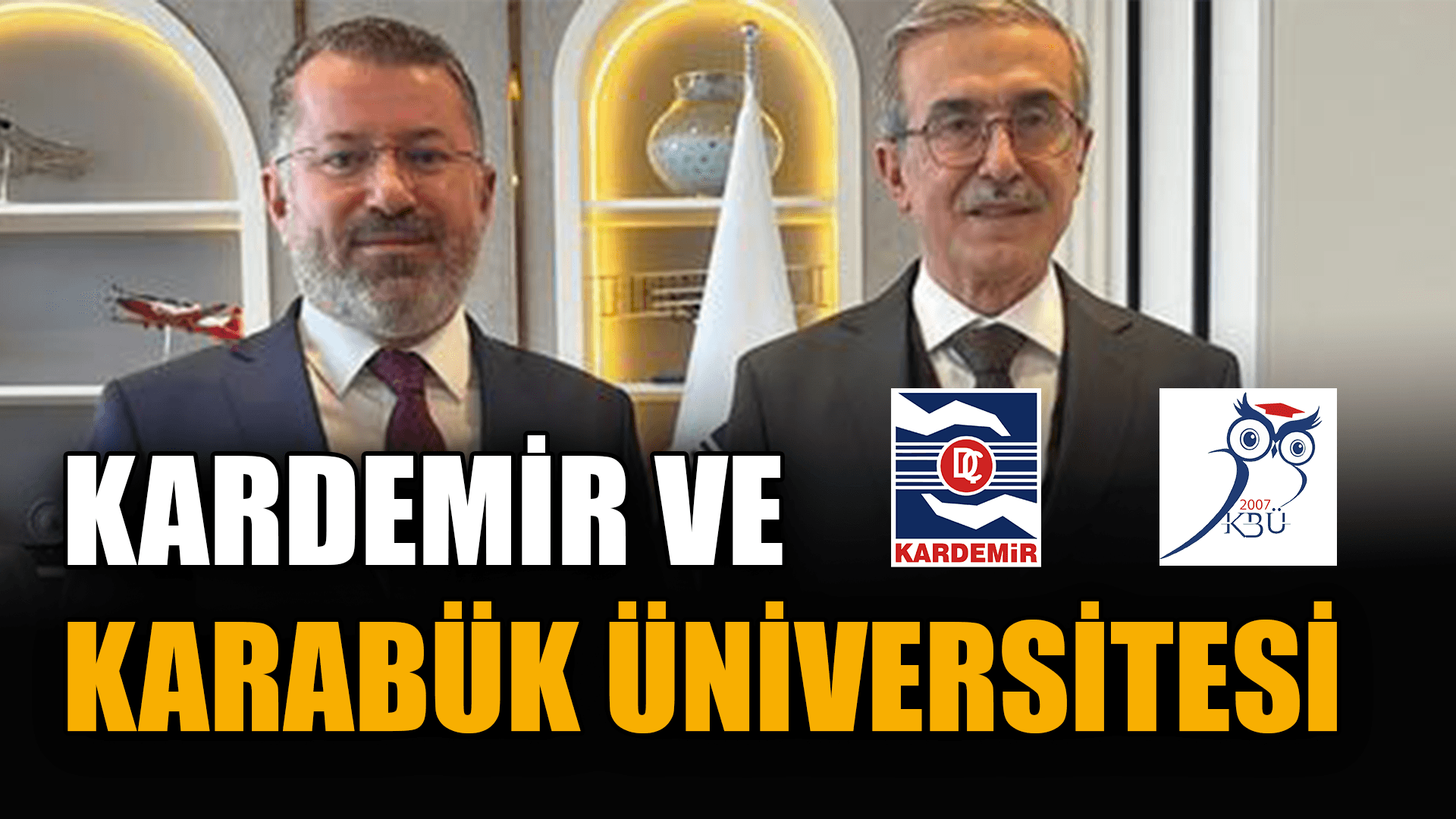 KBÜ Rektörü Kırışık Kardemir Yönetim Kurulu Başkanı Prof. Dr. Demir İle İstişare Toplantısı Gerçekleştirdi