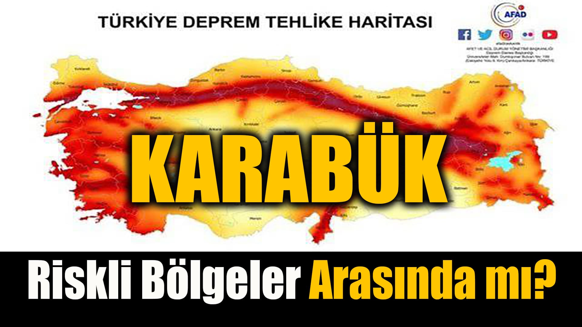 Karabük Diri Fay Hattı Üzerinde mi?
