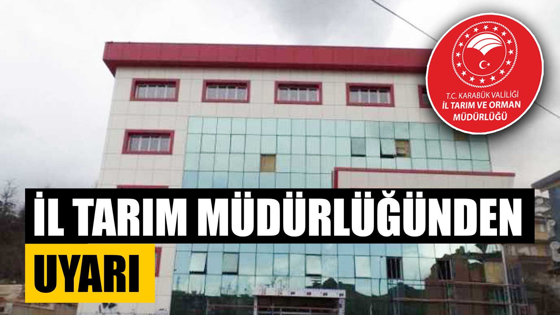 Karabük İl Tarım Müdürlüğü Broşür Dağıttı
