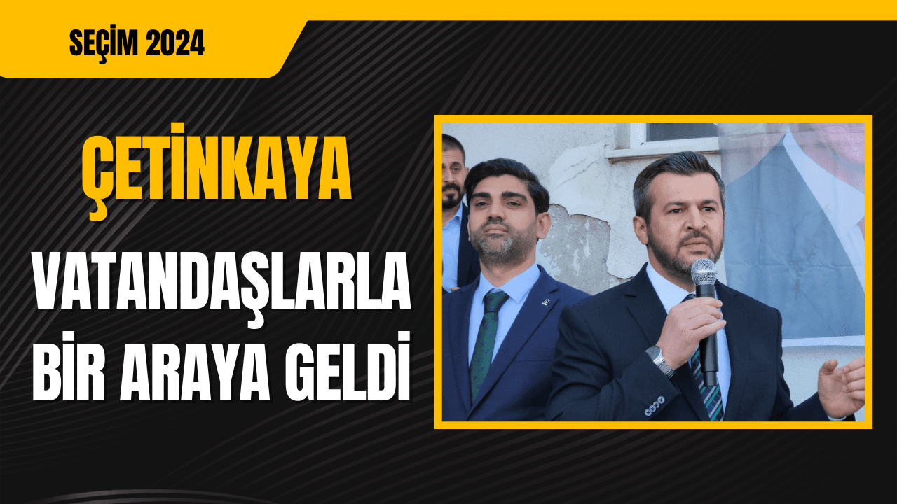 AK Parti Karabük Belediye Başkan adayı Çetinkaya, vatandaşlarla bir araya geldi