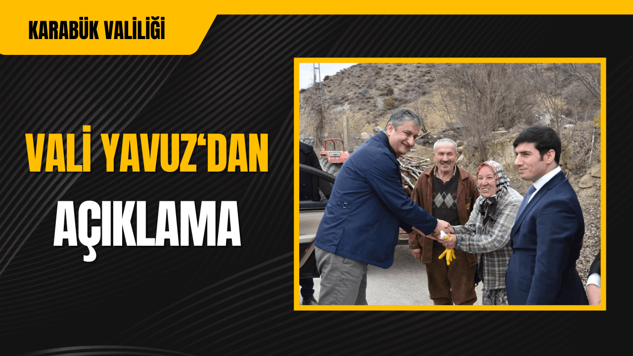 Vali Yavuz “Devletimiz Her Zaman Vatandaşlarımızın Yanında"