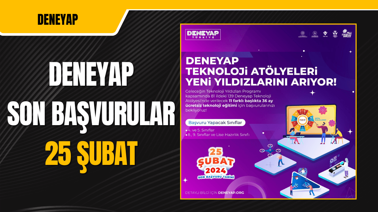 Son başvuru tarihi 25 Şubat