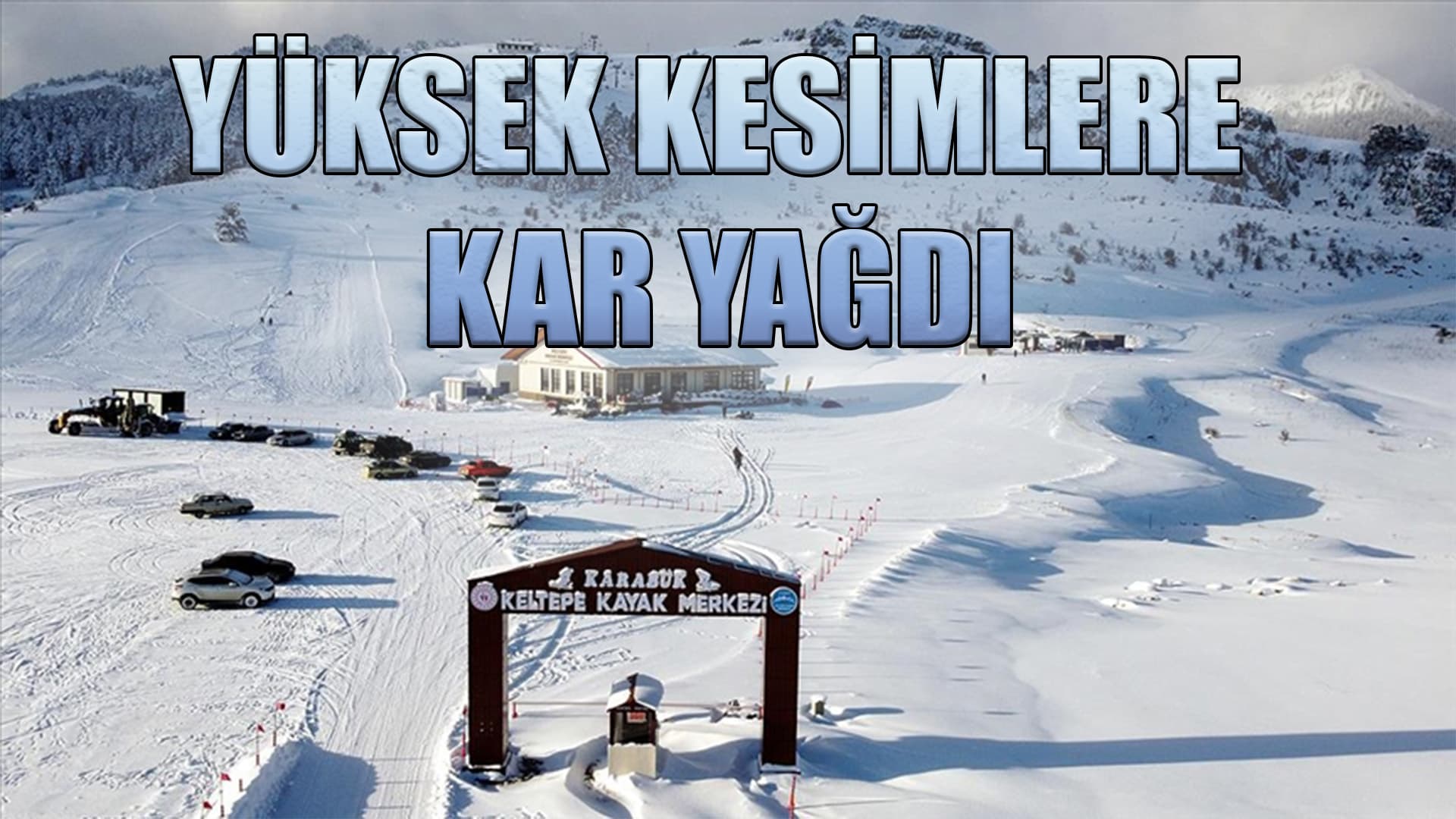 Karabük'ün Yüksek Kesimlerine Kar Yağdı