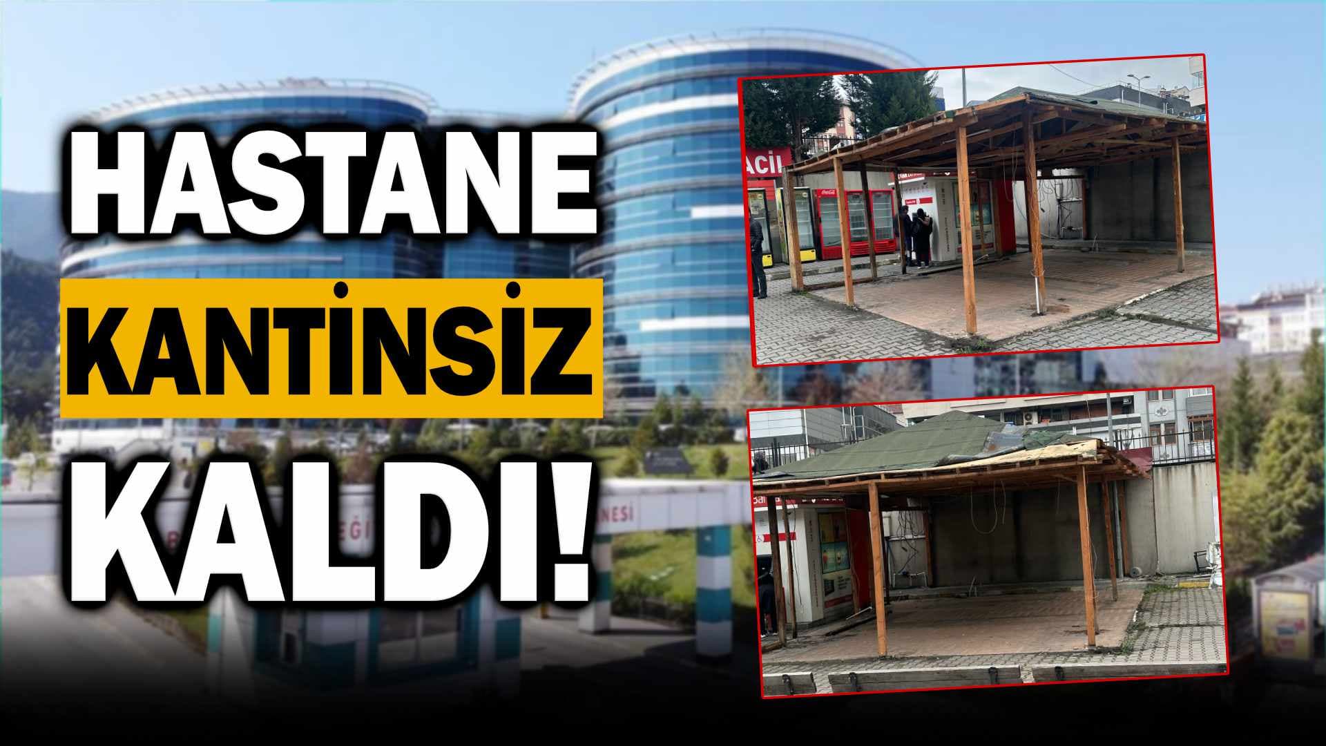 Araştırma Hastanesi’ndeki kantinci tahliye edildi
