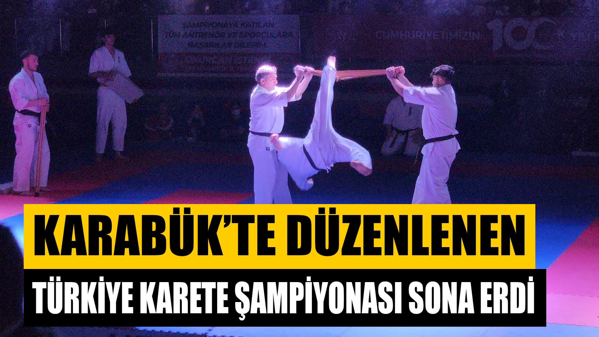 Türkiye Kyokushin Stil Karate Şampiyonası Karabük'te Heyecanla Sonuçlandı