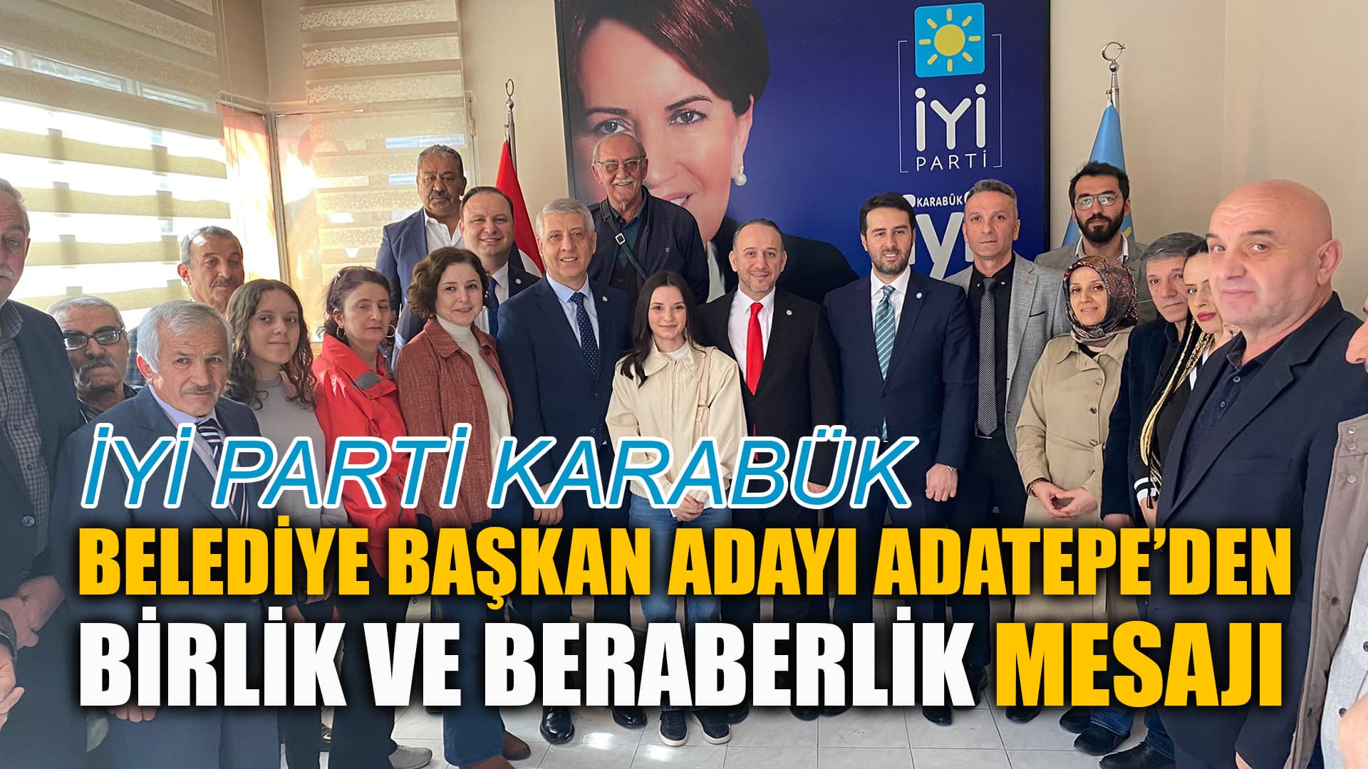 İYİ Parti Karabük Belediye Başkan adayı Abdullah Adatepe Basın Toplantısı Düzenledi
