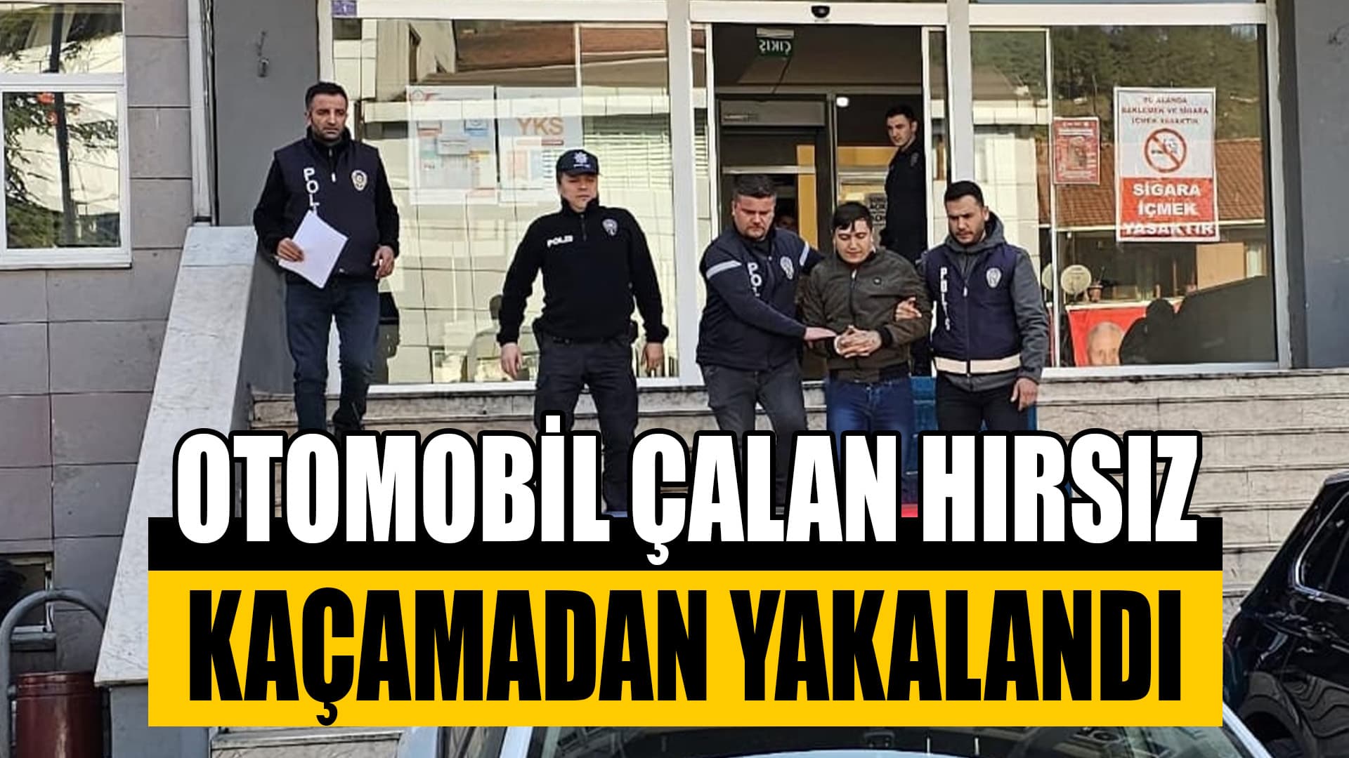 Karabük'te Otomobil Çaldığı İddia Edilen Zanlı Tutuklandı