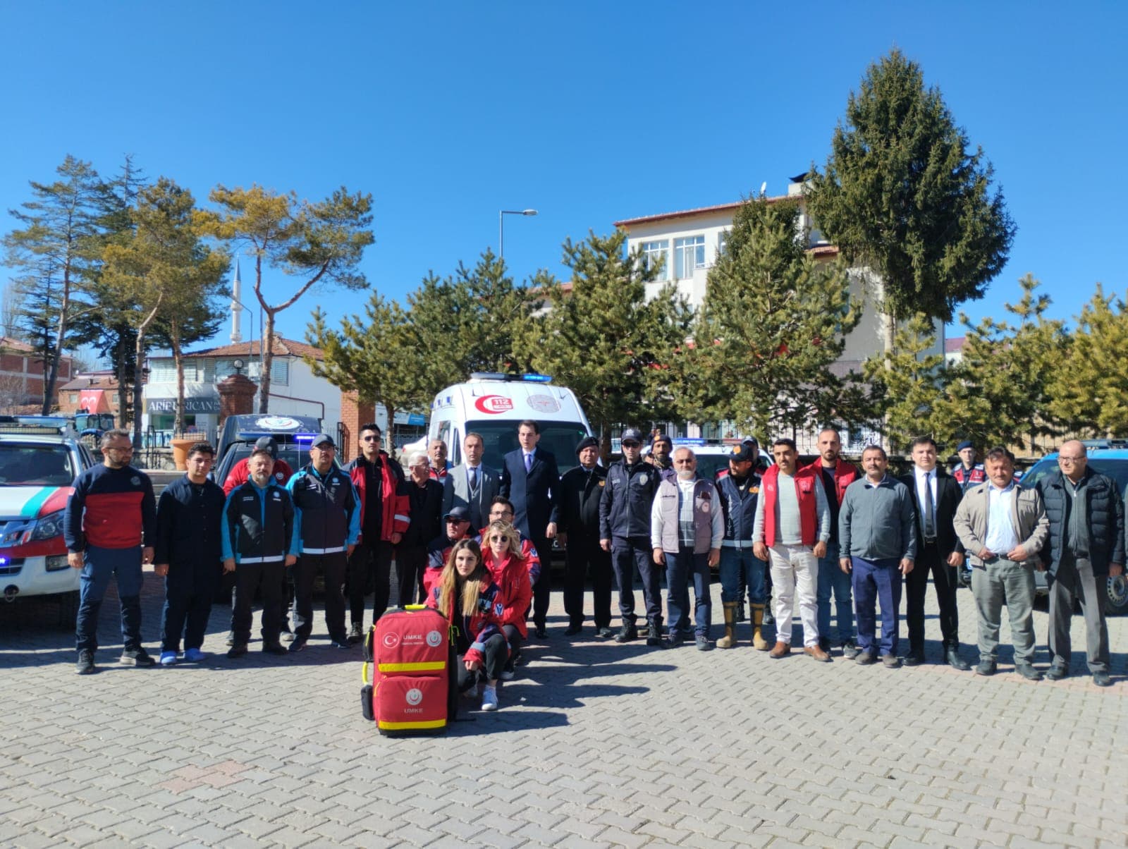Artova'da deprem tatbikatı yapıldı