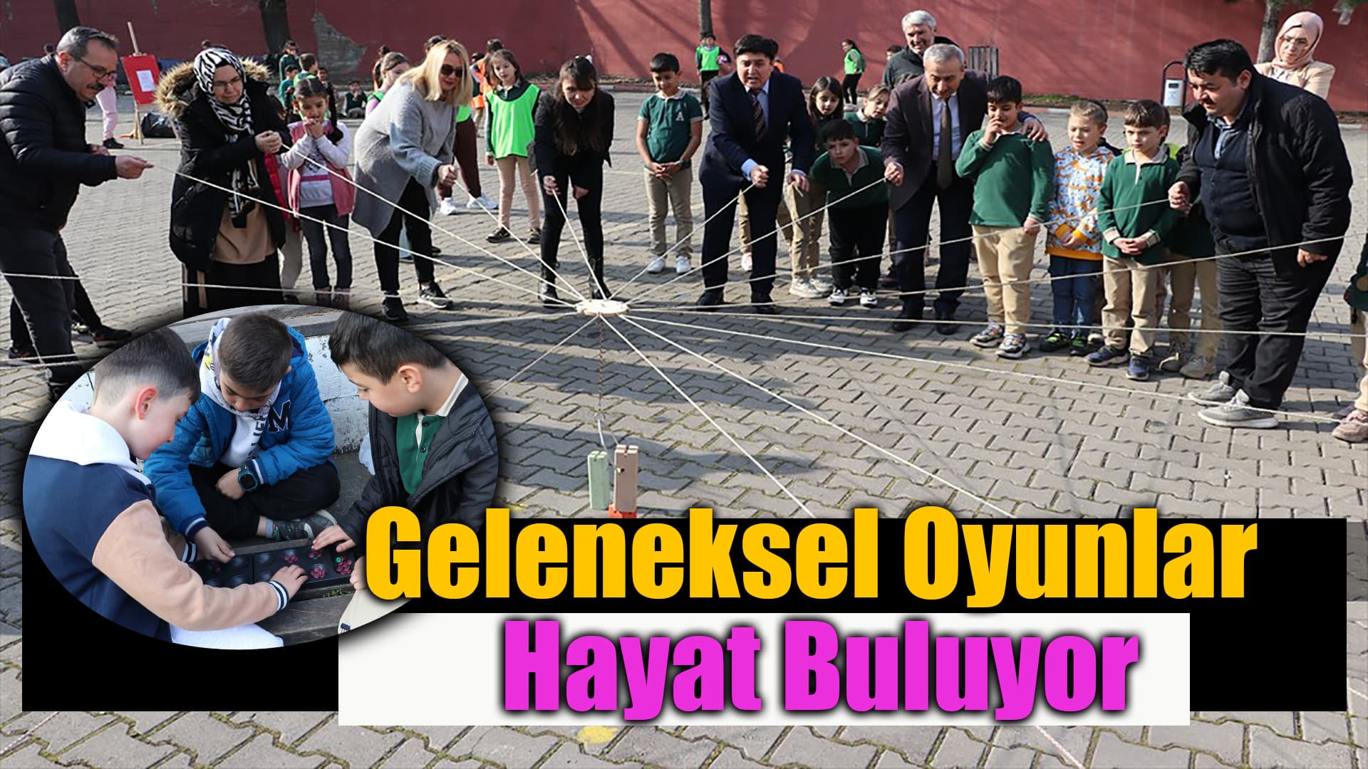 Karabük'te okullar geleneksel oyun alanlarına dönüştürüldü