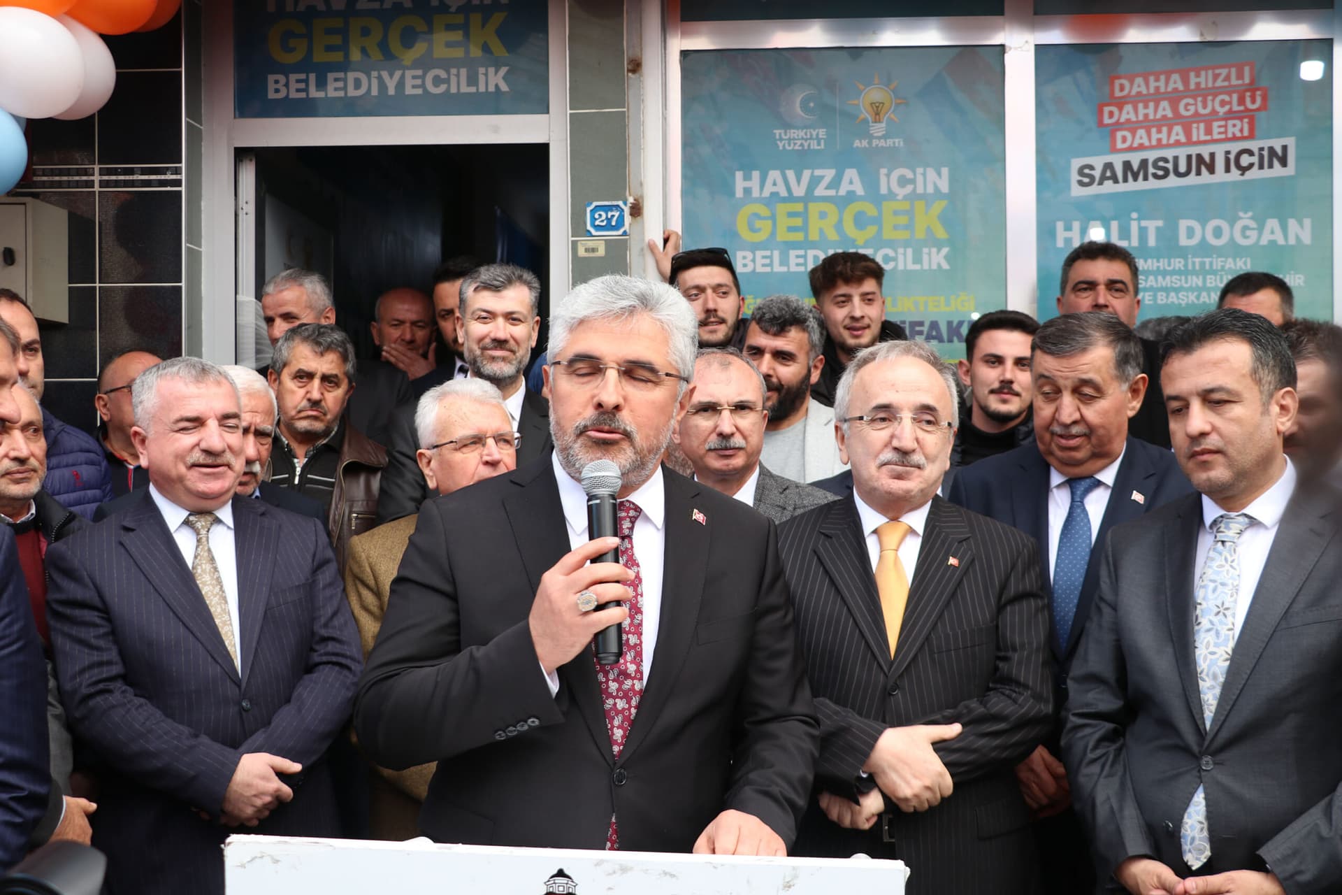 AK Parti Havza Seçim Koordinasyon Merkezi açıldı