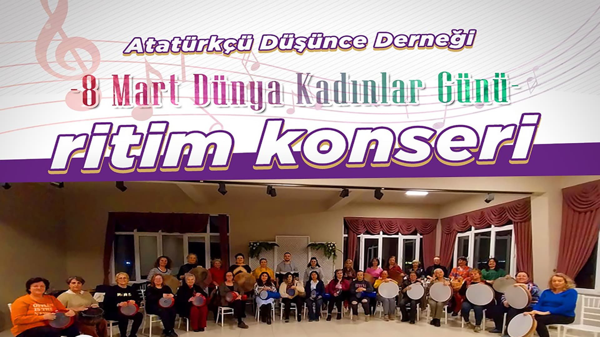 Kadın Ritim Topluluğu, 8 Mart Dünya Kadınlar Günü'nde Sahne Alacak