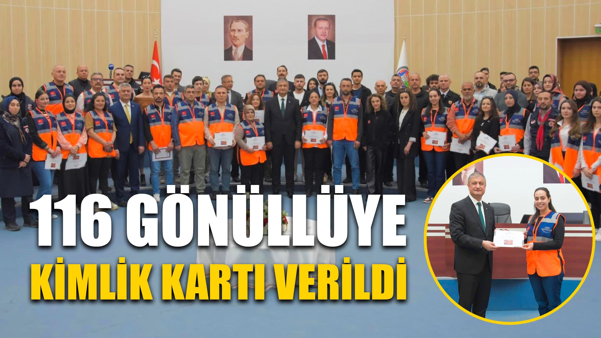 Karabük “AFAD Gönüllü Destek Kimlik Kartı” Dağıtım Töreni