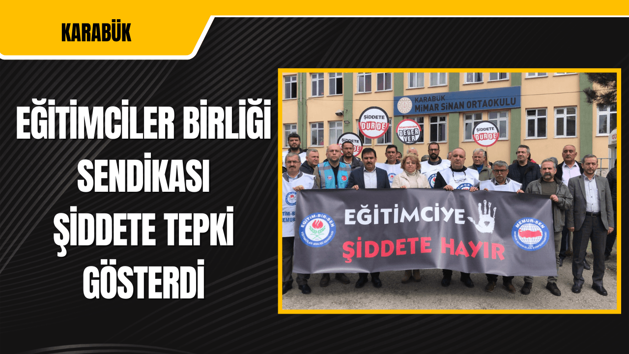 Eğitimciye şiddete HAYIR !