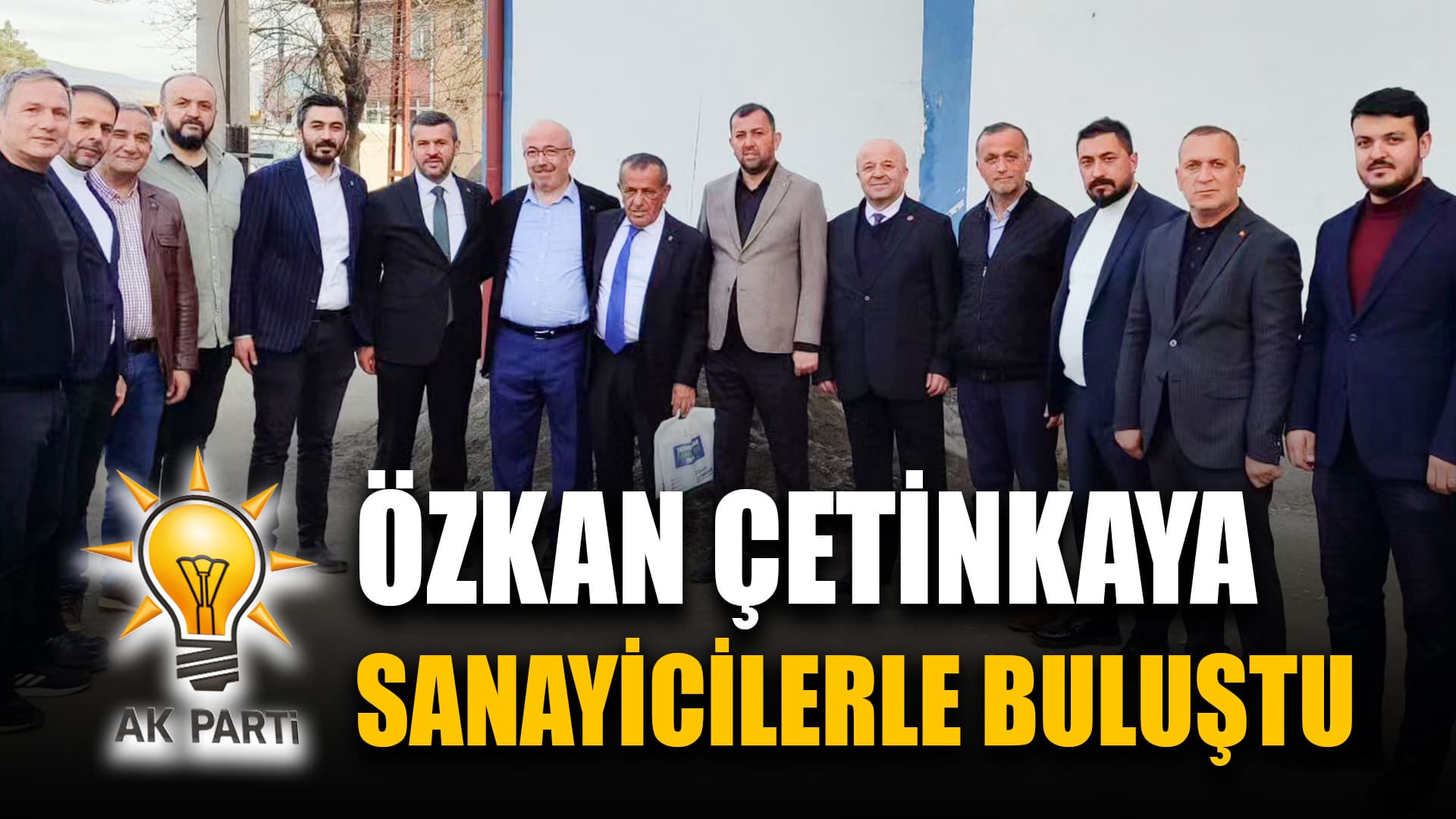 AK Parti Karabük Belediye Başkan Adayı Çetinkaya, Sanayicilerle Buluştu