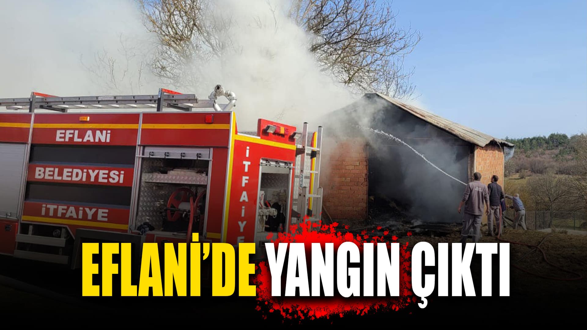 Eflani'de Samanlık Yangını