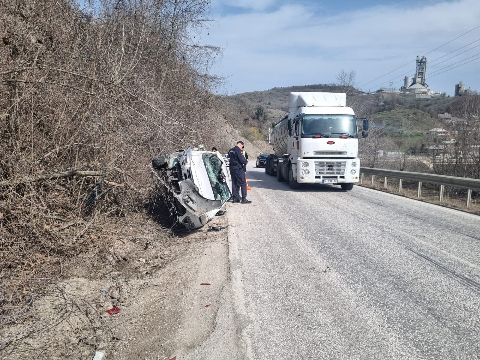 Düzce İl Sağlık Müdürü Yılmaz trafik kazasında yaralandı