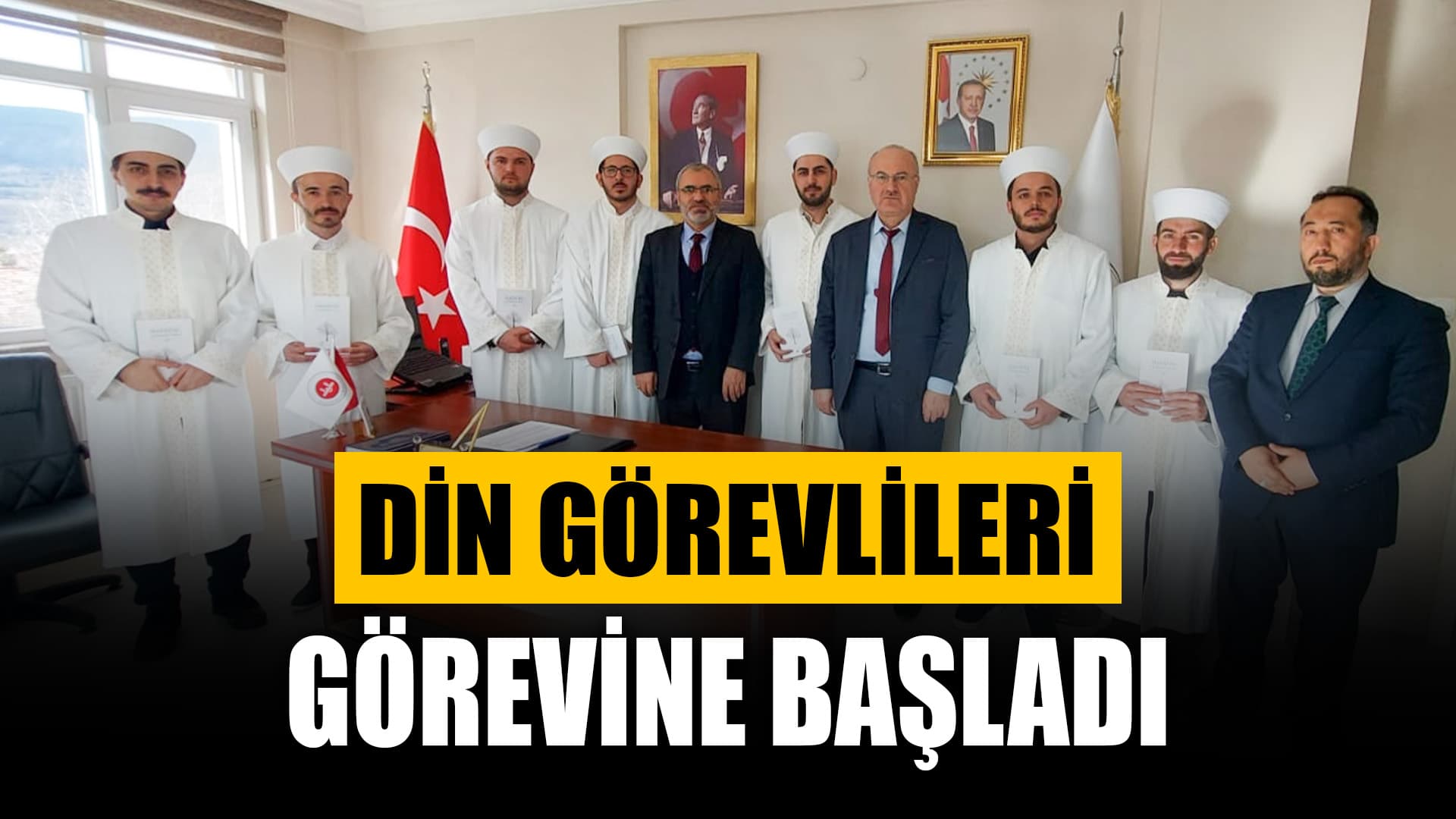 Yeni İmamlar Cübbe ve Sarıklarını Giydi