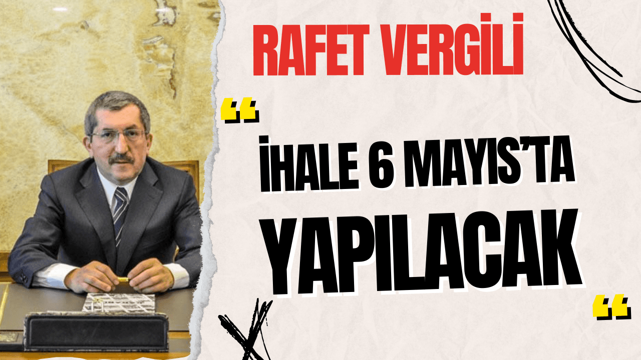 Başkan Vergili “İhale 6 Mayıs’ta Yapılacak”