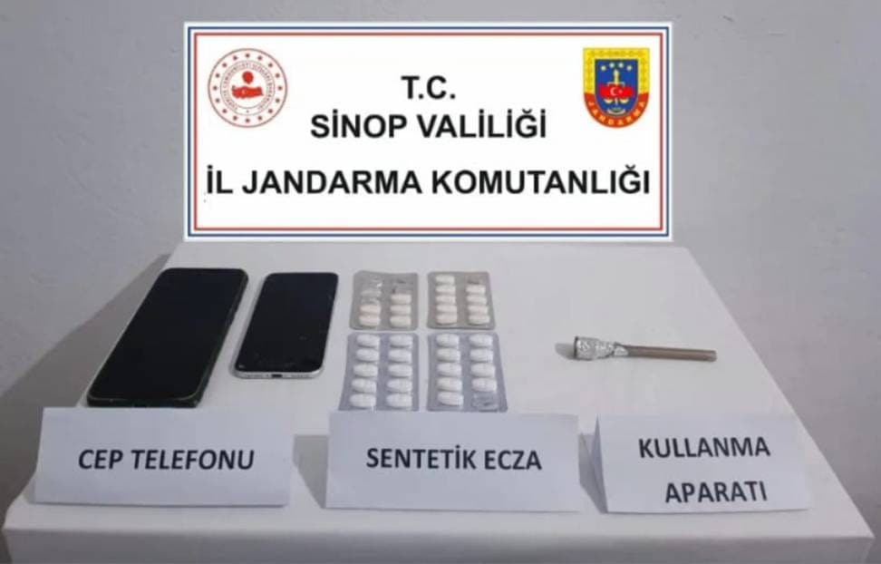 Boyabat'ta uyuşturucu operasyonunda 2 kişi yakalandı