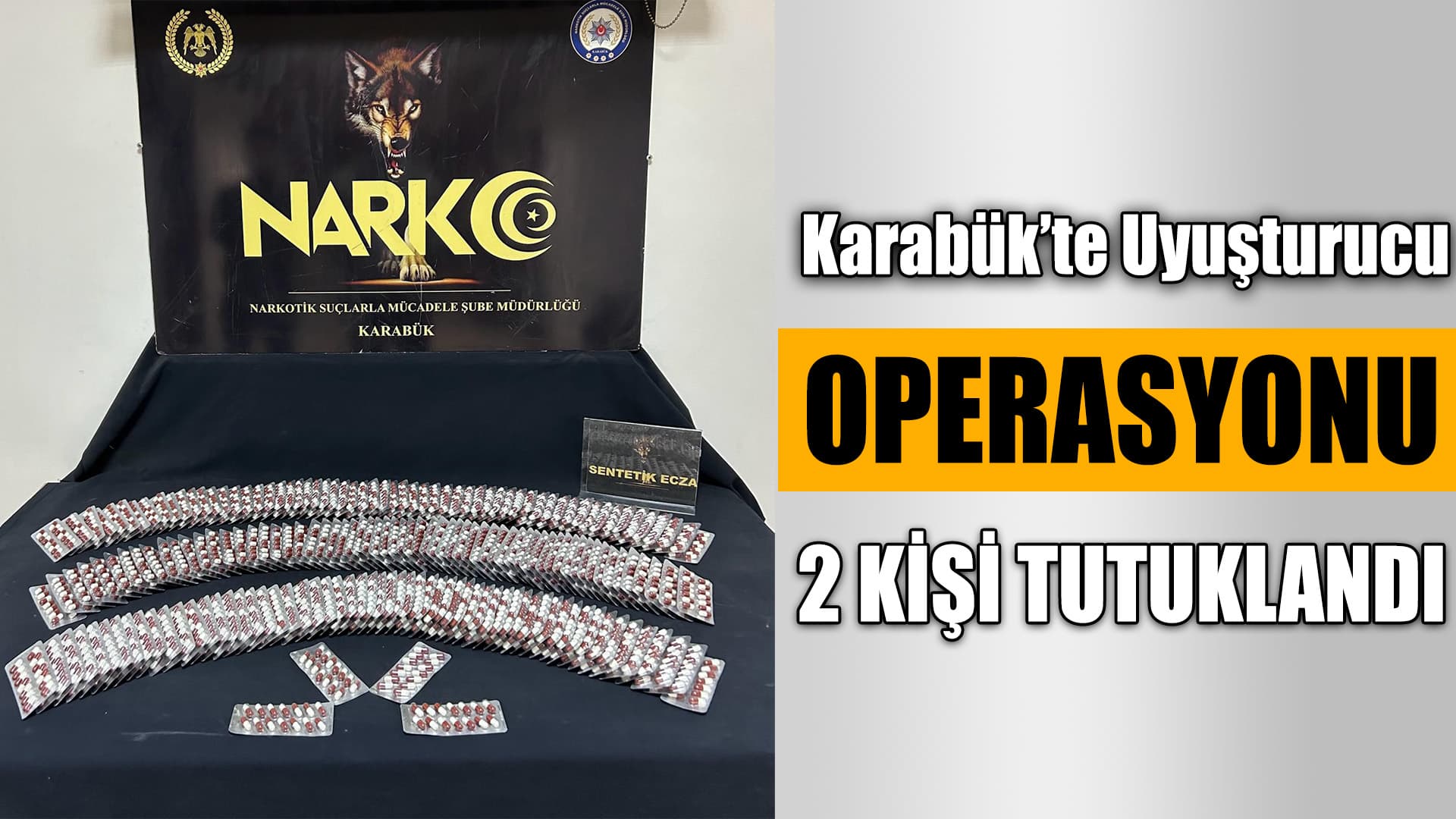 Karabük'te Uyuşturucu Operasyonunda 2 Zanlı Tutuklandı