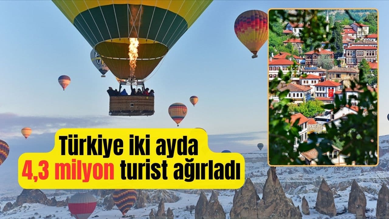 Türkiye bu yılın ilk iki ayında 4,3 milyon turist ağırladı