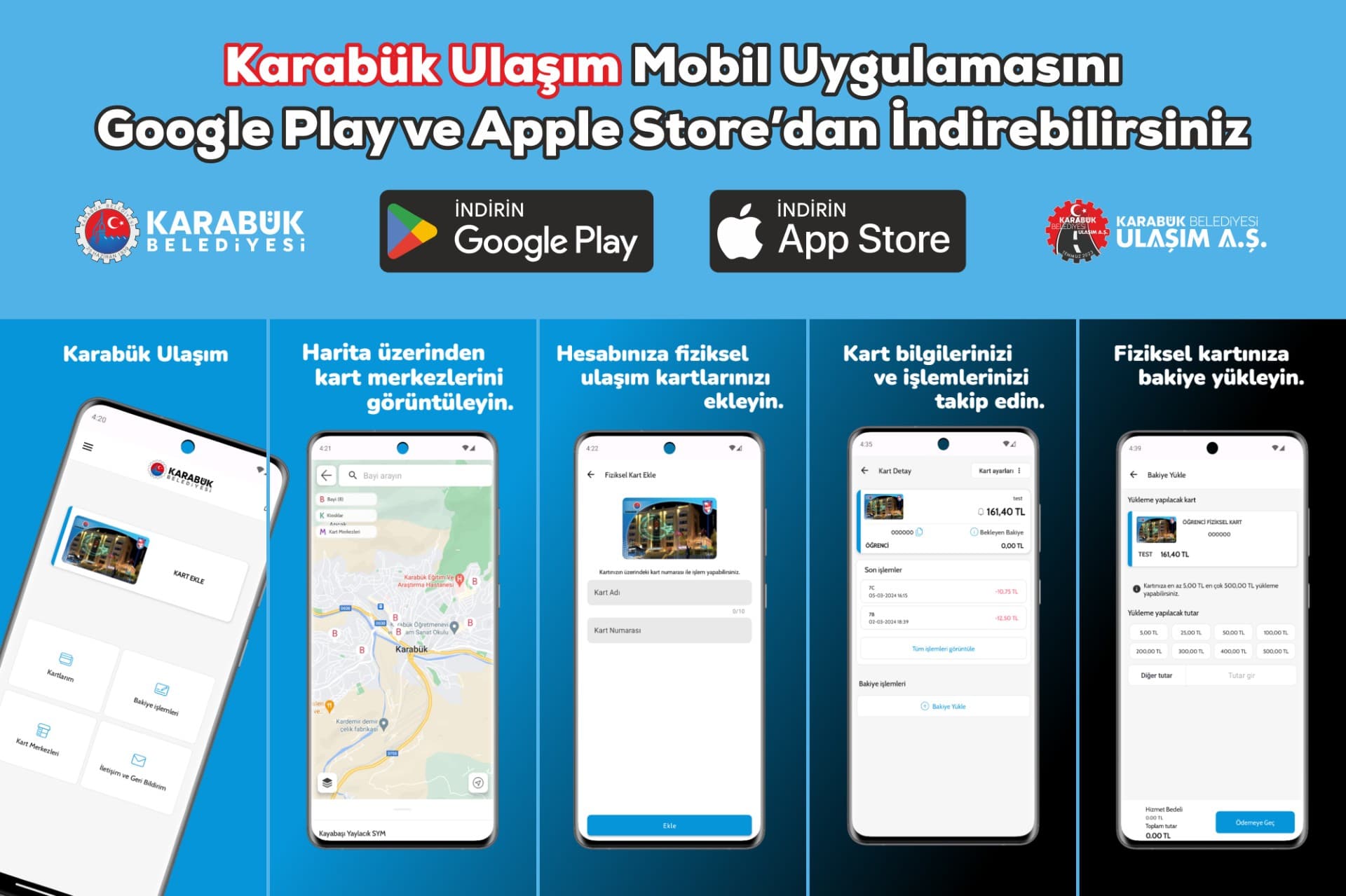 Karabük Ulaşım Mobil Uygulaması Yayında