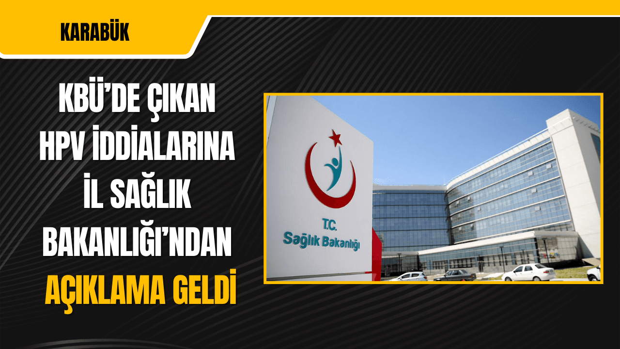 Karabük İl Sağlık Müdürlüğünden açıklama
