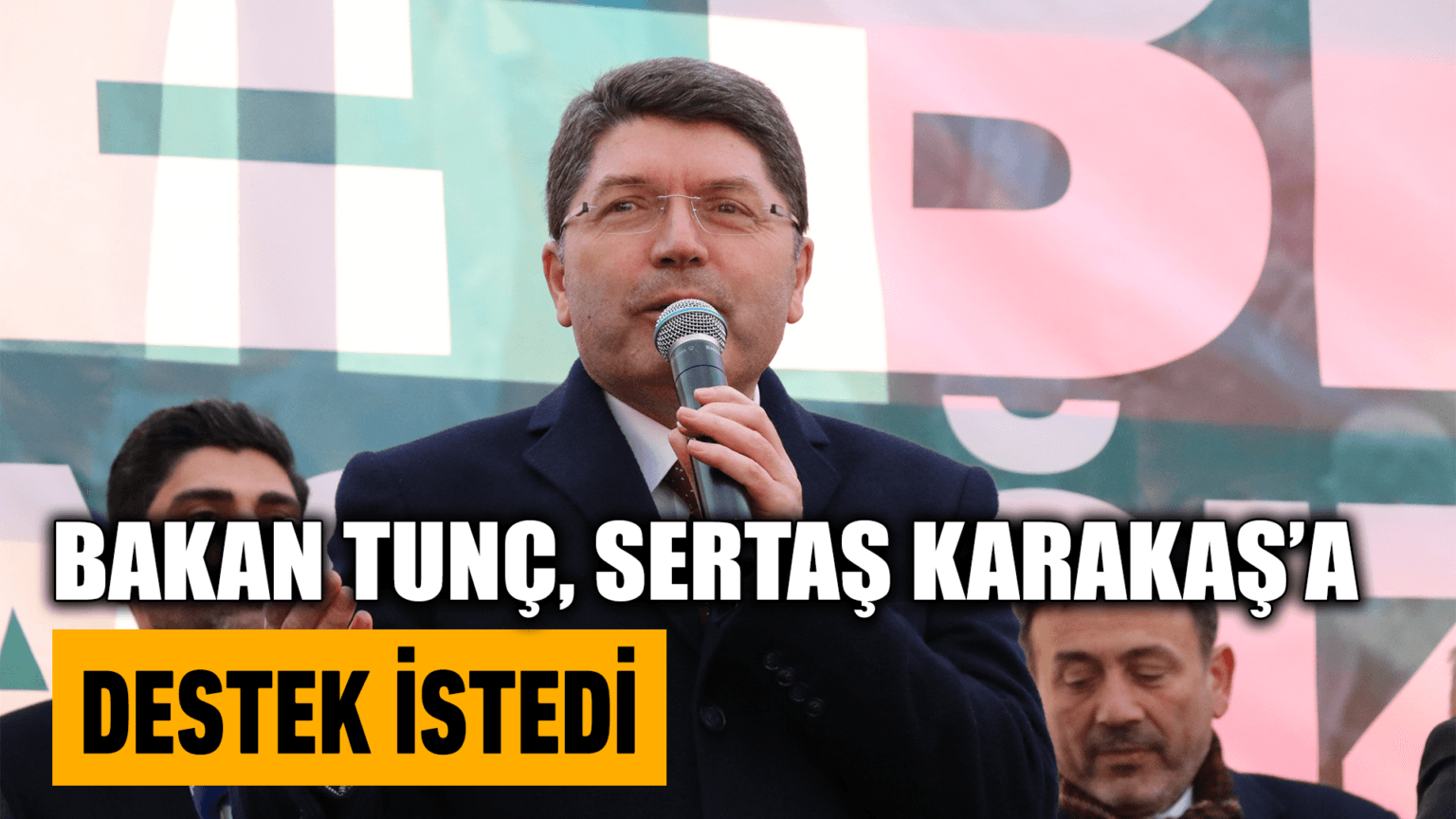 Adalet Bakanı Tunç, Karabük'te halka hitap etti
