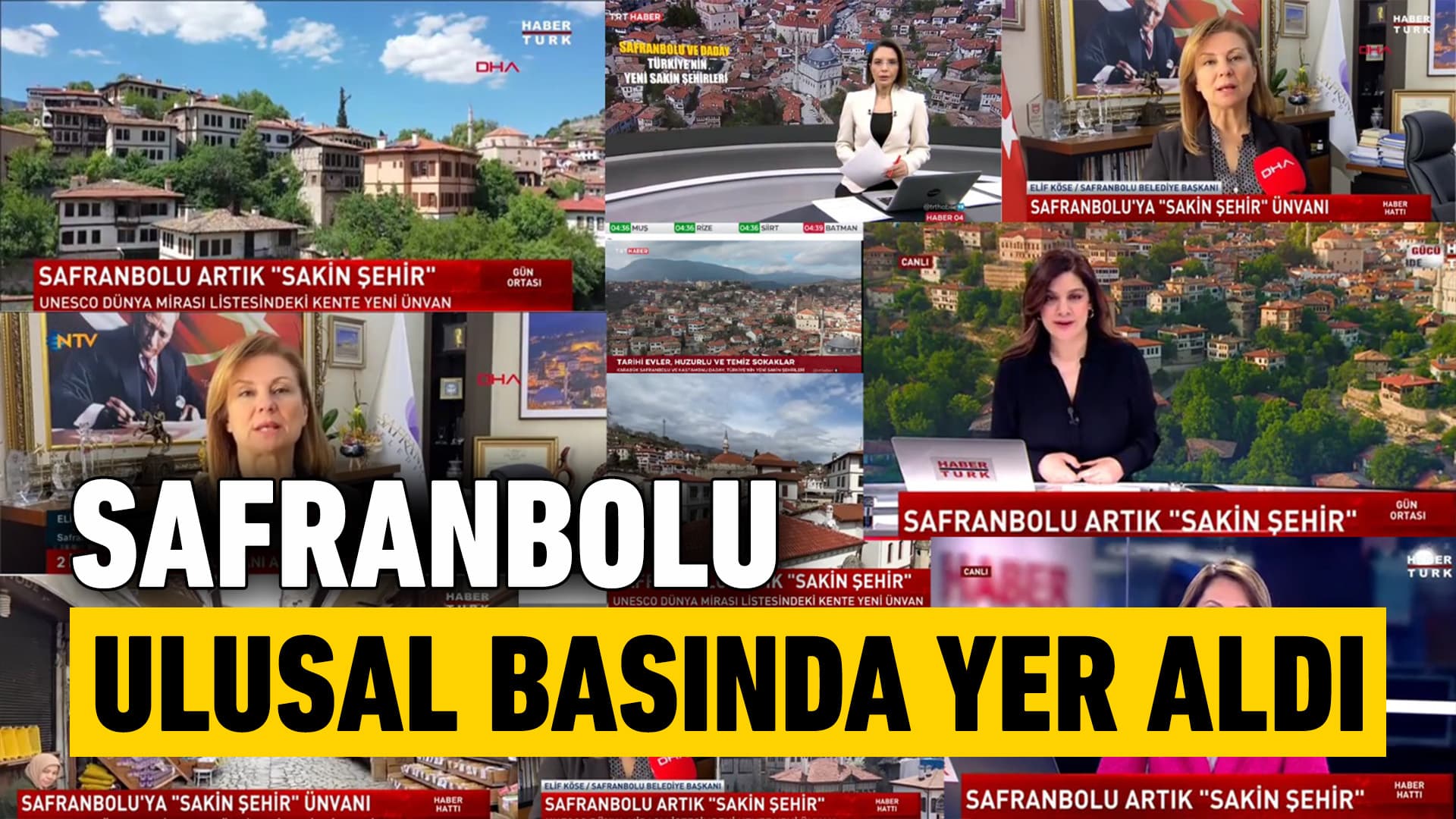 Safranbolu’nun Cittaslow’a Girişi Ulusal Basında Geniş Yer Buldu