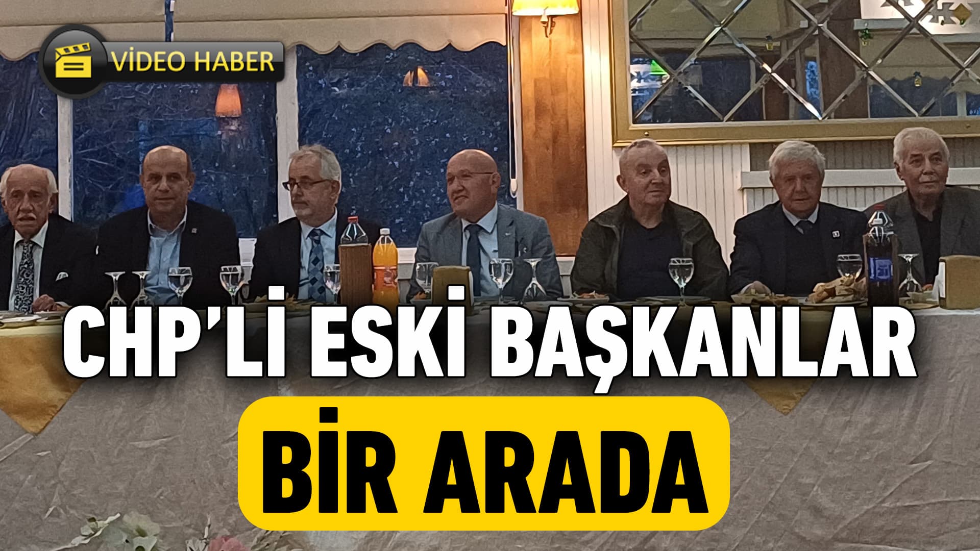 CHP’li Eski Başkanlar ve Belediye Başkan Adayı İftarda Bir Araya Geldiler