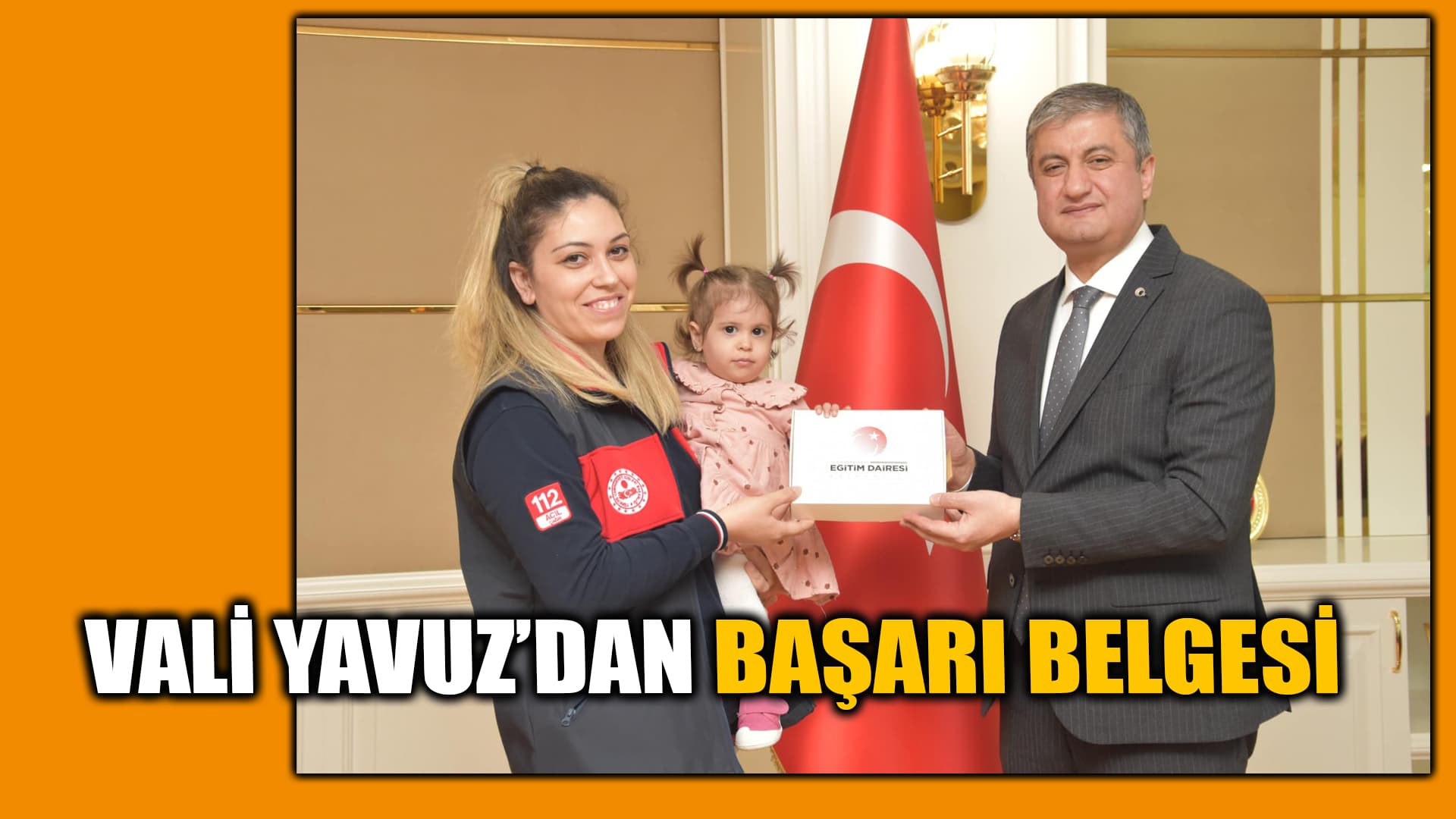 Vali Yavuz, En Çok Eğitim Tamamlayan Personellere Başarı Belgesi Takdim Etti