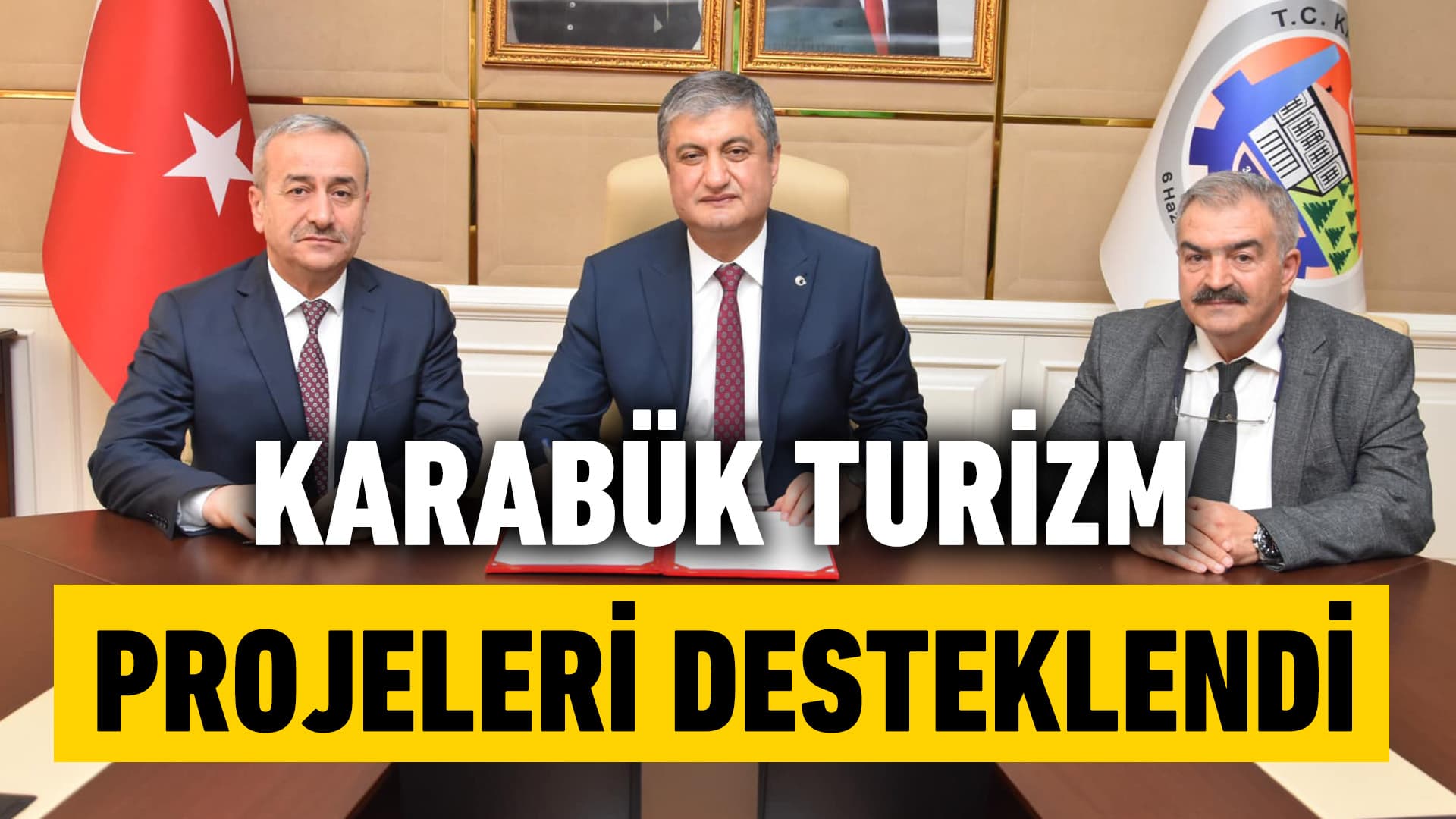Karabük'te 4 Proje İçin İmza Töreni Düzenlendi
