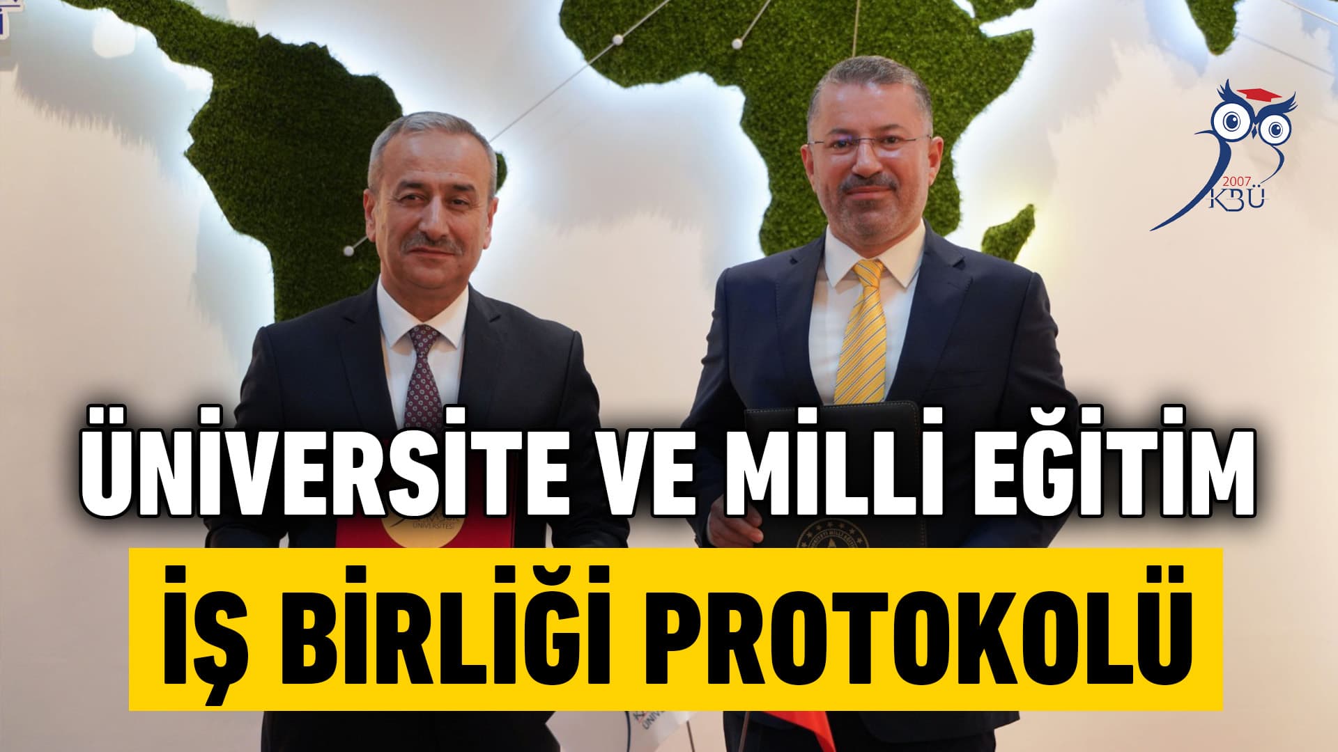 Üniversite ve Milli Eğitim Müdürlüğü arasında iş birliği protokolü