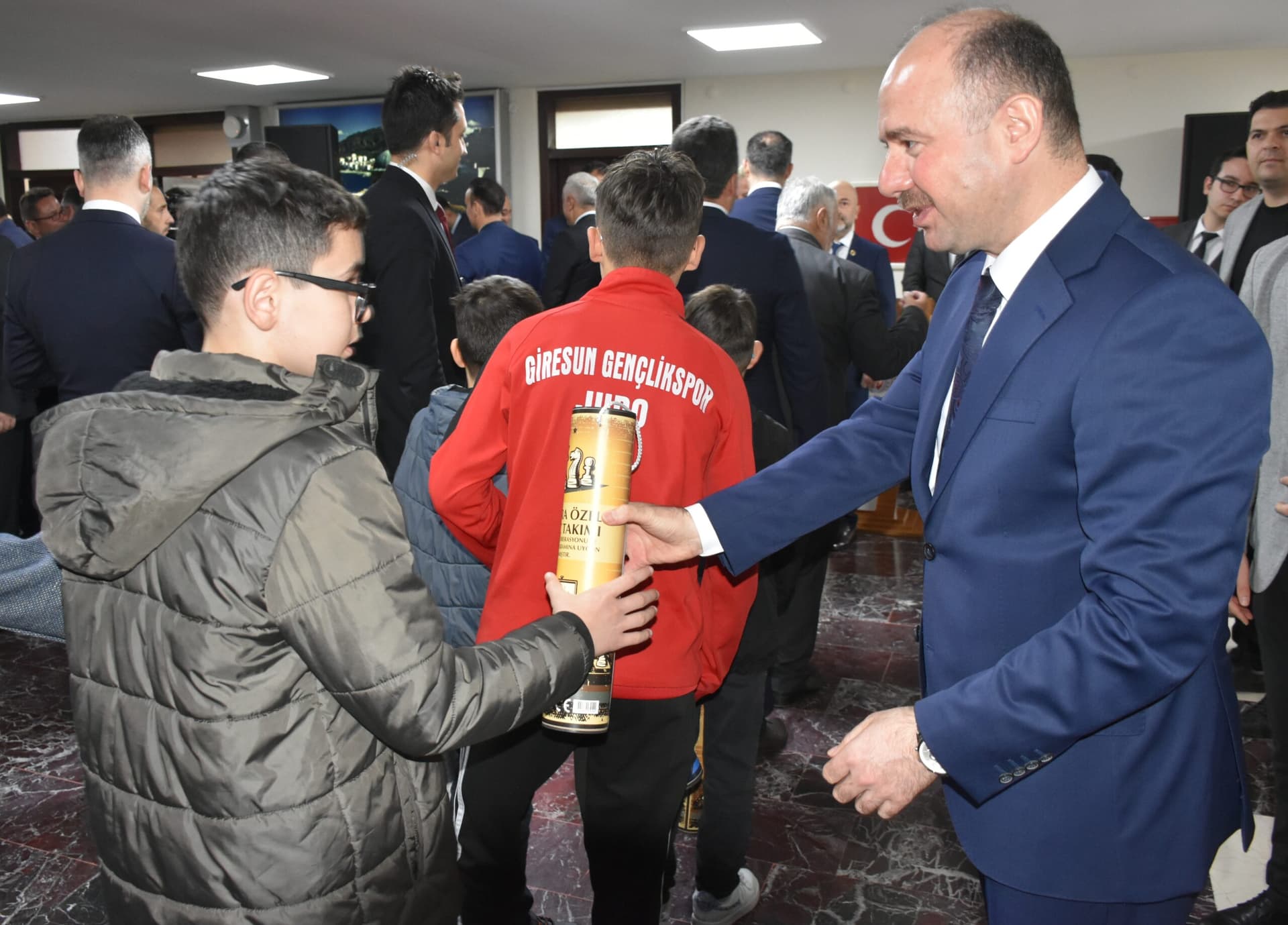Giresun'da bayramlaşma töreni düzenlendi