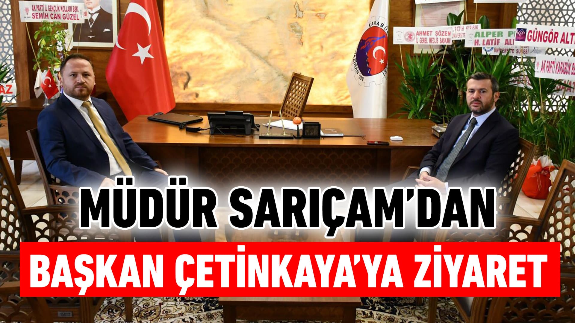 İŞKUR İl Müdürü Sarıçam’dan Başkan Çetinkaya’ya Ziyaret