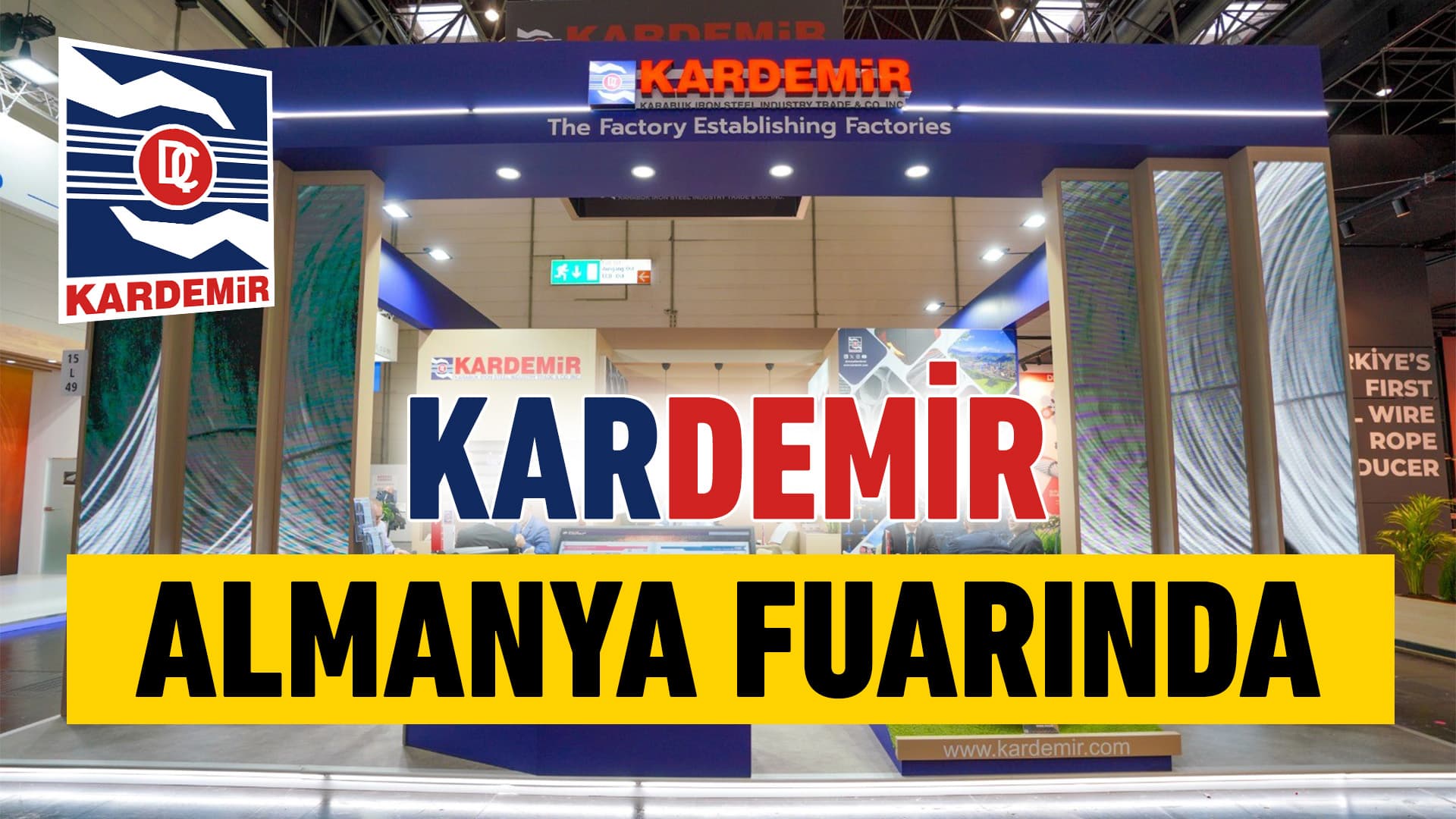 KARDEMİR, Almanya'da düzenlenen Wire and Tube fuarına katıldı