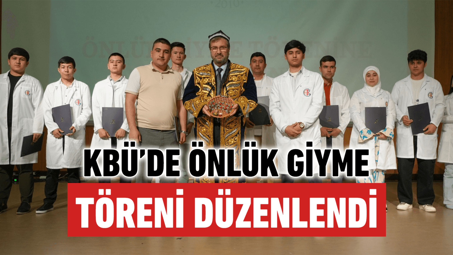 Karabük Üniversitesi Tıp Fakültesinde Önlük Giyme Töreni Düzenlendi