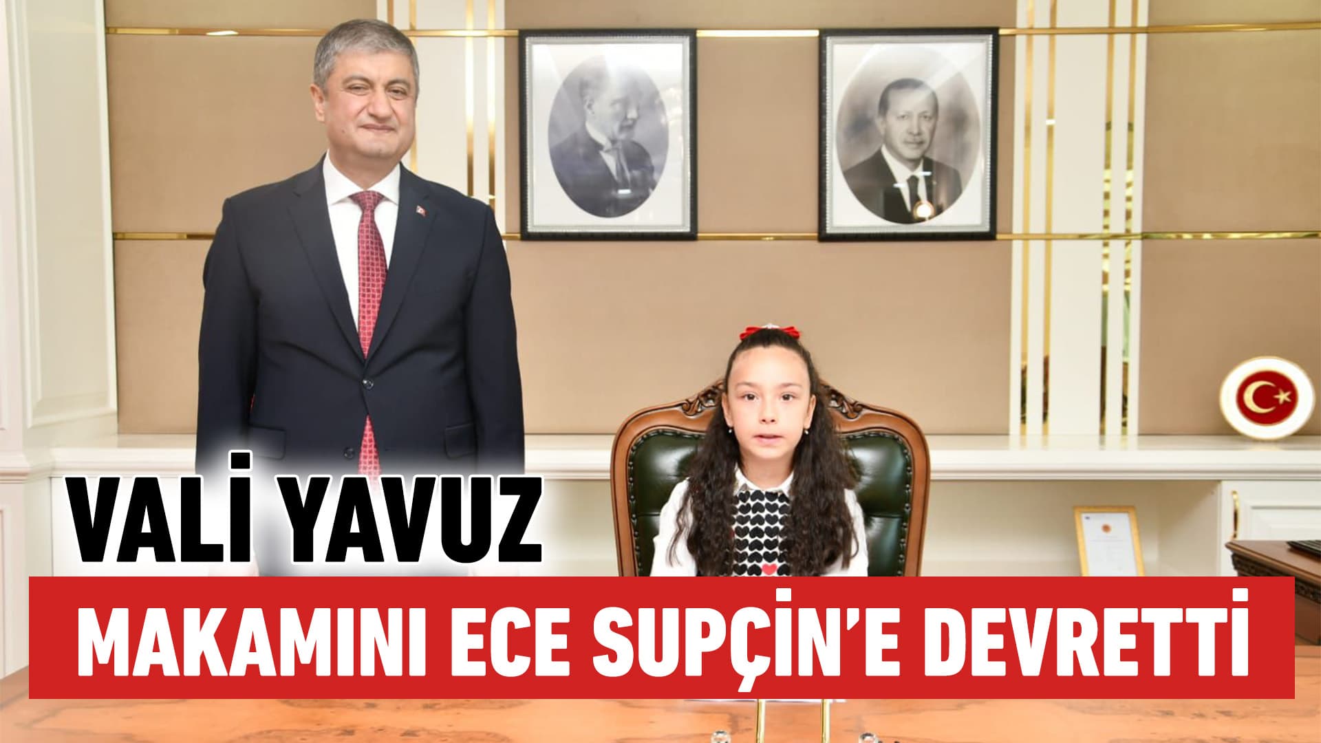 Vali Mustafa Yavuz Makamını Ece Supçin’e Devretti