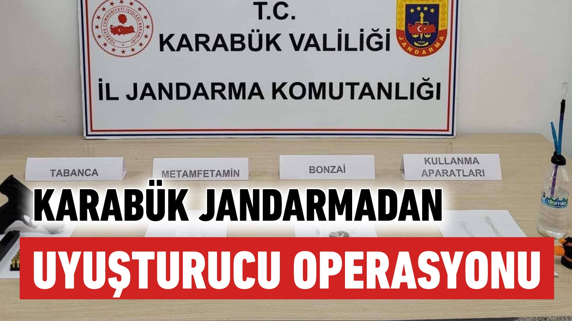 Karabük'te Jandarmadan Uyuşturucu Operasyonu
