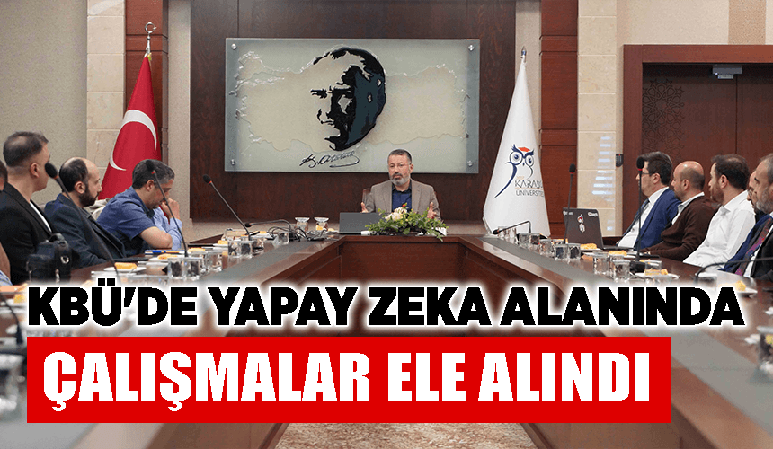 KBÜ'de yapay zeka alanında yapılan çalışmalar ele alındı