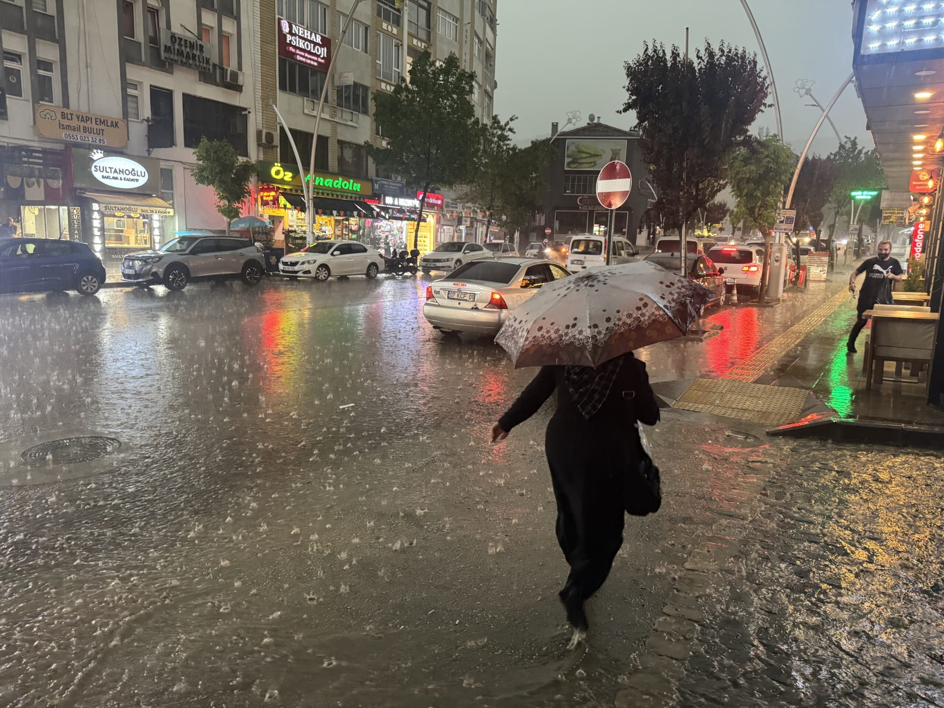 Tokat'ta sağanak etkili oldu