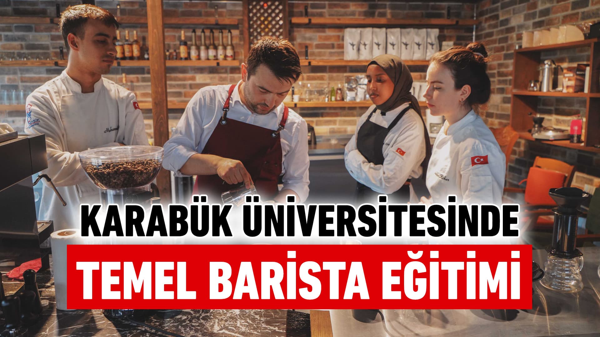 Geleceğin Baristaları ve Kahve Tutkunları KBÜ’de “Temel Barista Eğitimi” Aldı