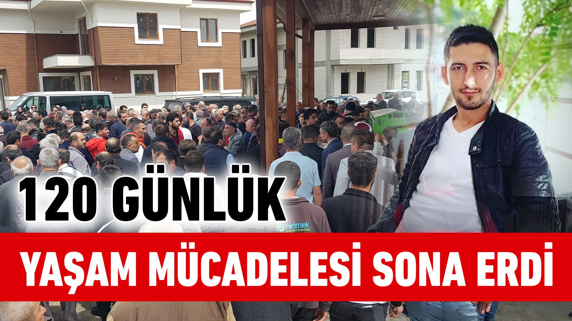 Karabük'te İş Kazası Sonucu Hayatını Kaybeden İşçi İçin Cenaze Töreni Düzenlendi