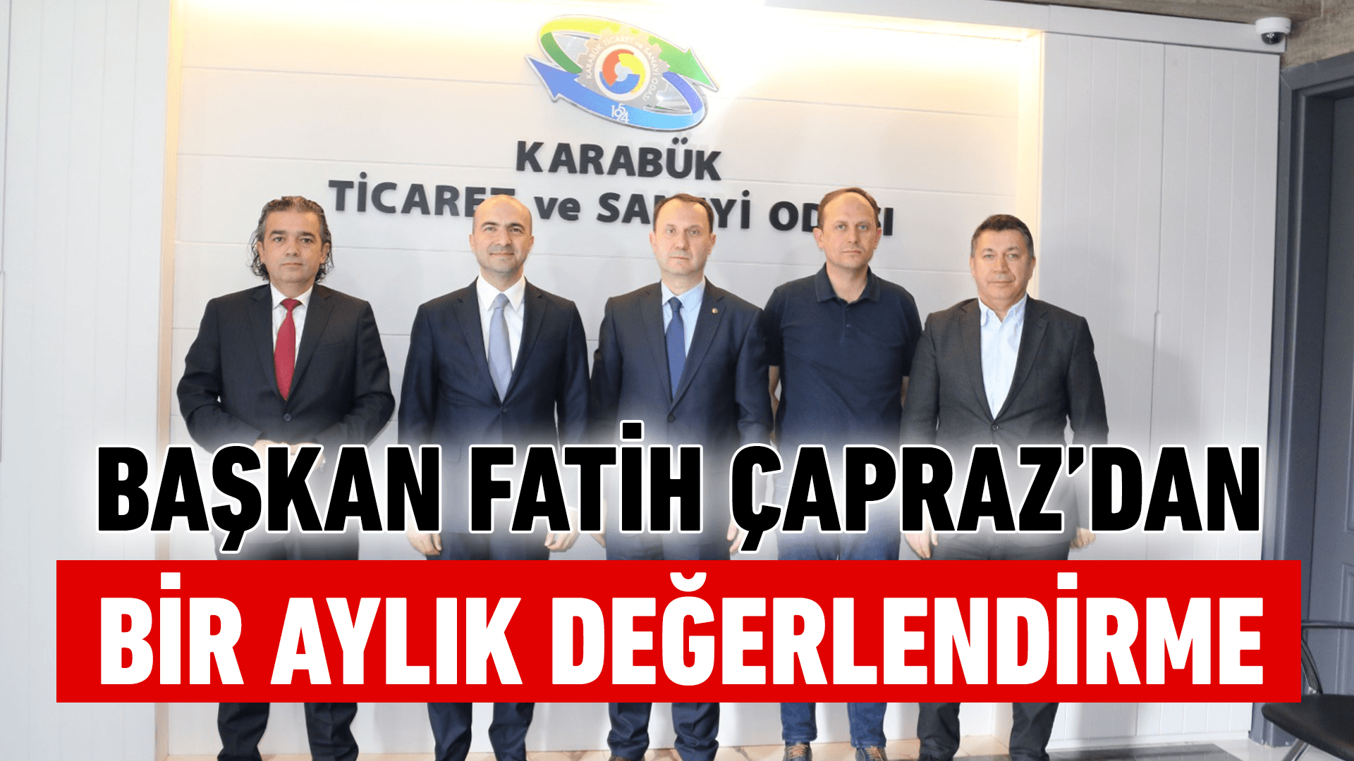 Başkan Çapraz Bir Aylık Çalışmalarını Değerlendirdi