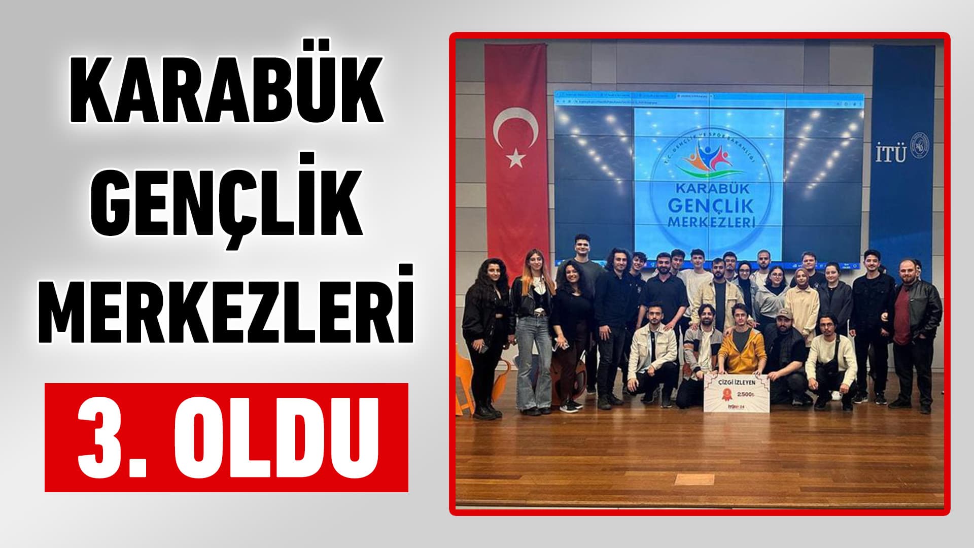 Robot olimpiyatlarında Karabük Gençlik Merkezi 3’üncü oldu