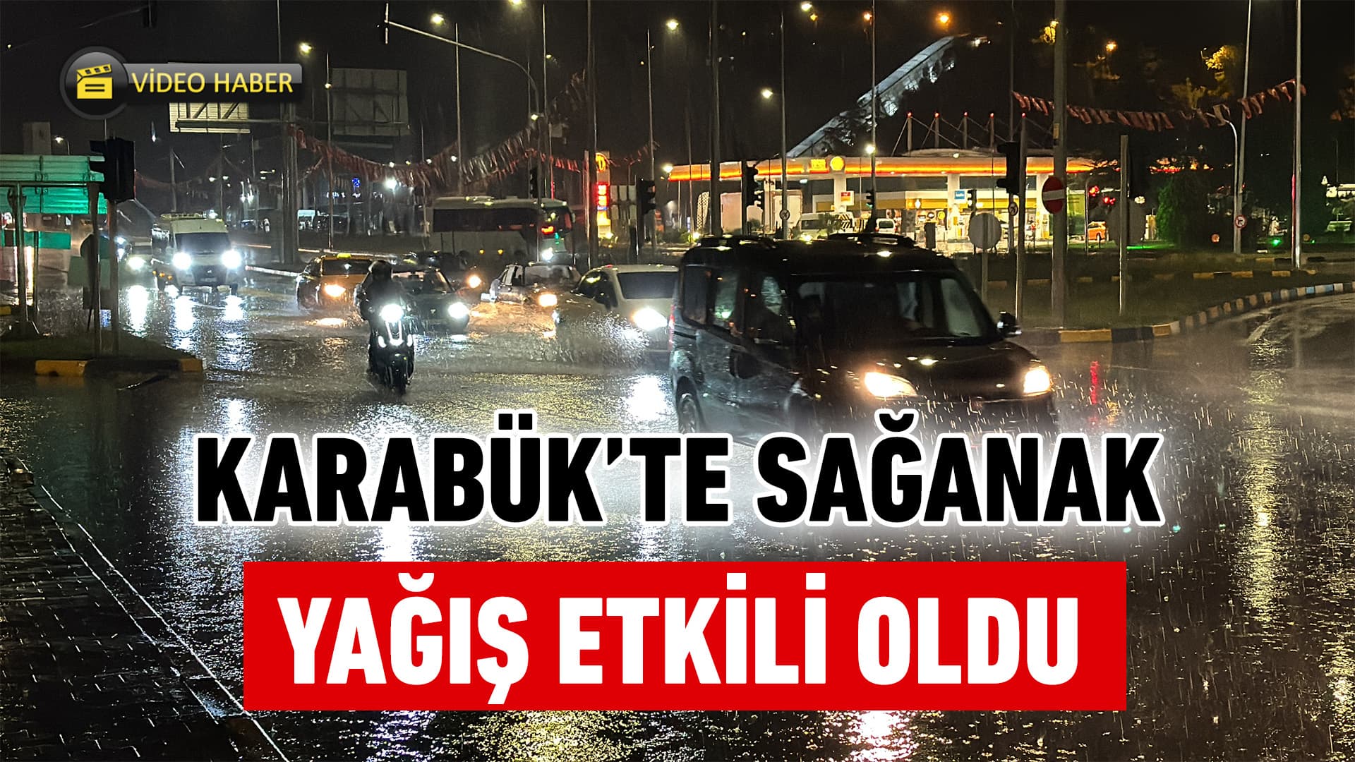 Karabük'te sağanak etkili oldu
