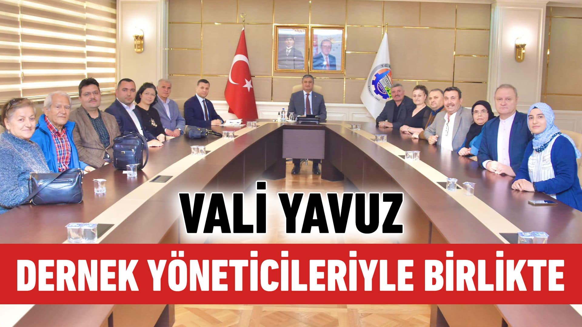Vali Mustafa Yavuz, Engelli Dernek Yöneticilerini Makamında Kabul Etti